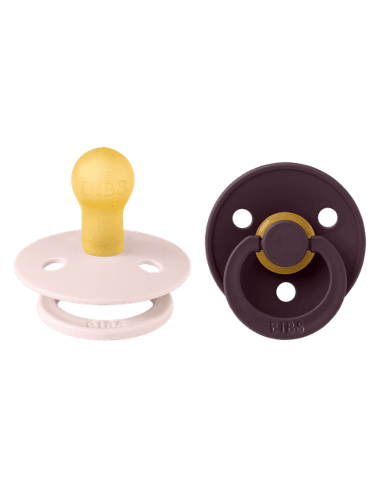 BIBS Colour 2 pack Petal/Plum