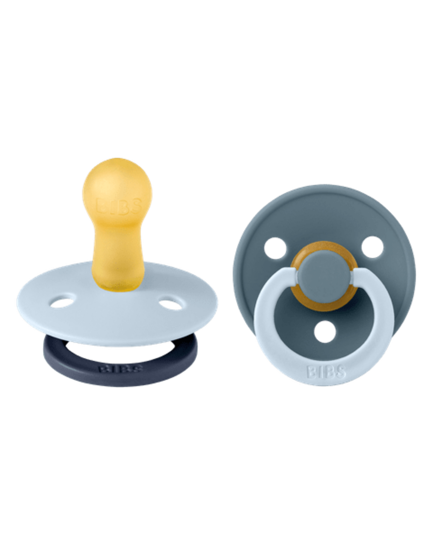 BIBS Studio Fushion 2 pack Baby blue/ Petrol