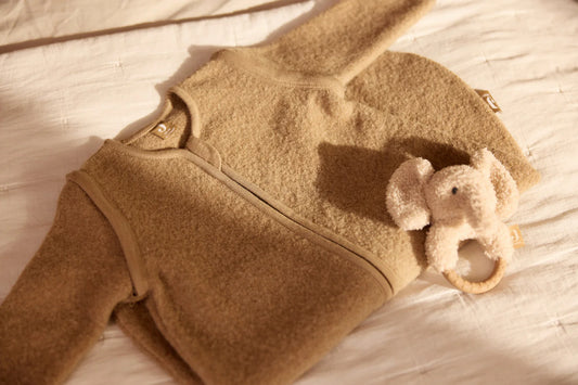 Slaapzak met afritsbare mouw Rond - Merino Wol