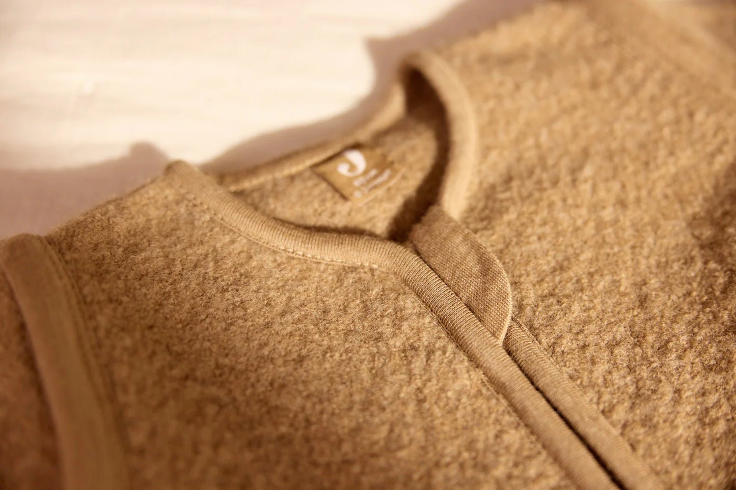 Slaapzak met afritsbare mouw Rond - Merino Wol