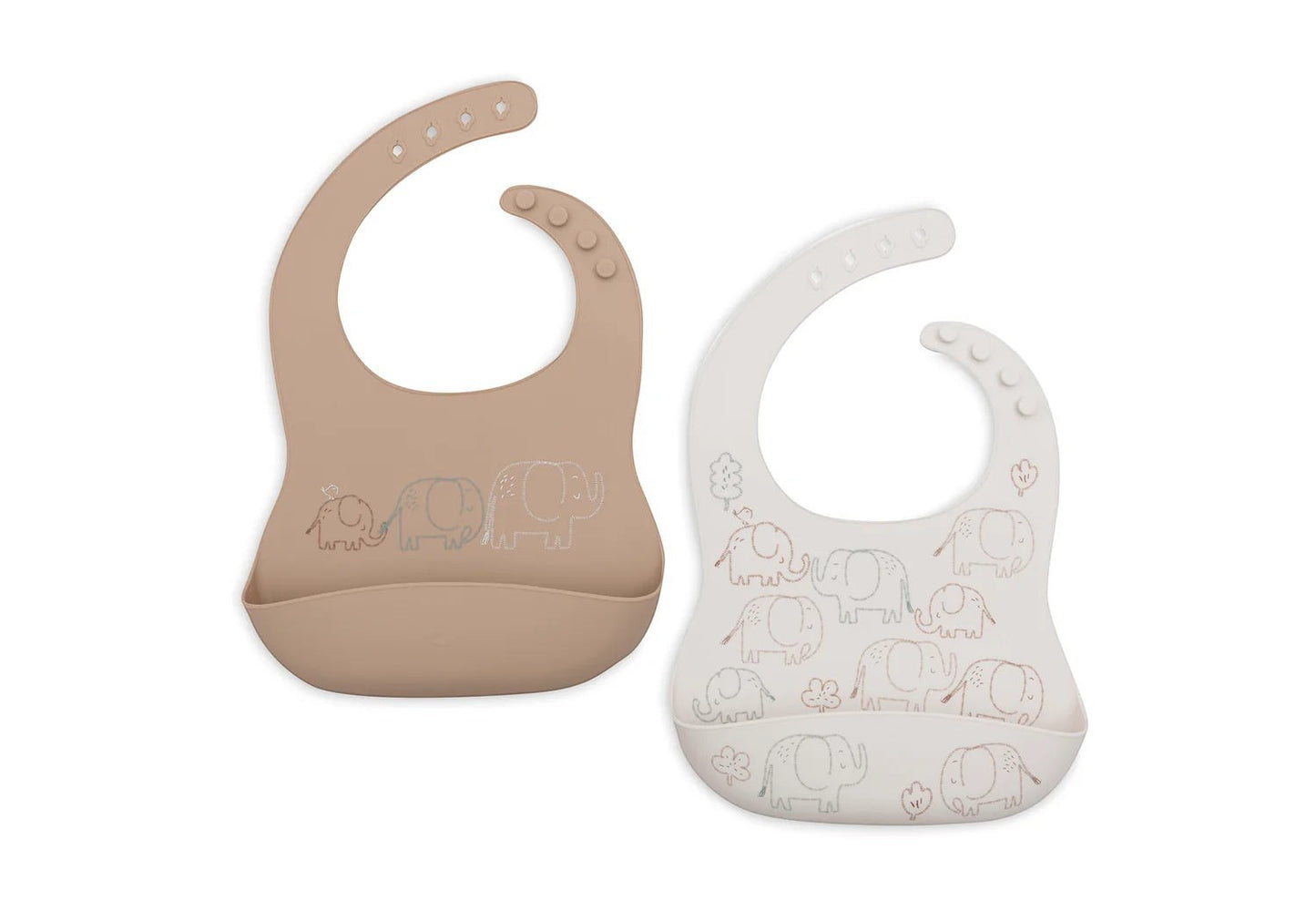 Siliconen slabben | Elephant Tales | 2 pack