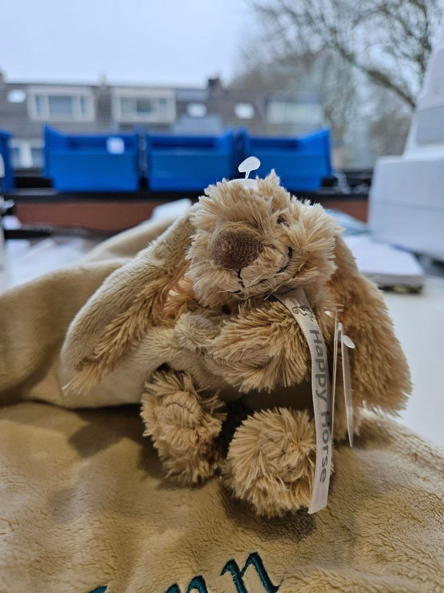 Mini Rabbit Richie met doekje