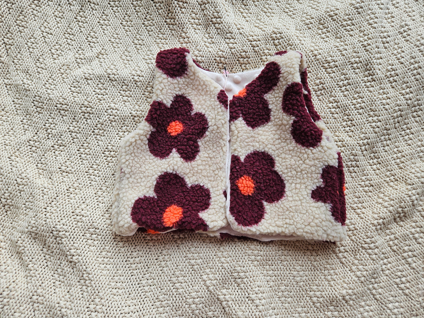 Gilet Flower red