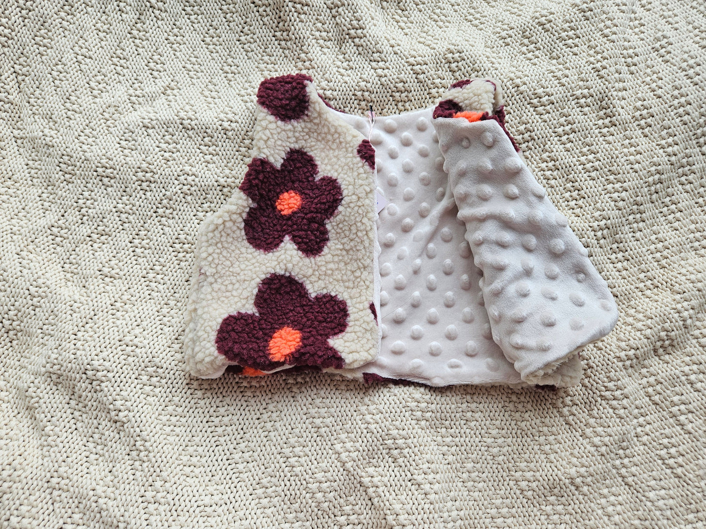 Gilet Flower red