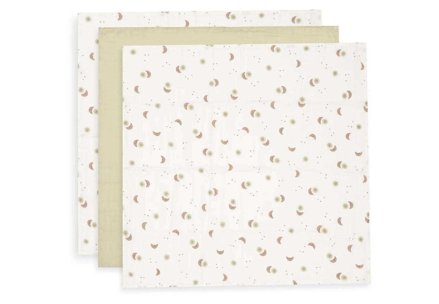 Hydrofiele Doek Small 70x70cm - Over the Moon - 3 Stuks