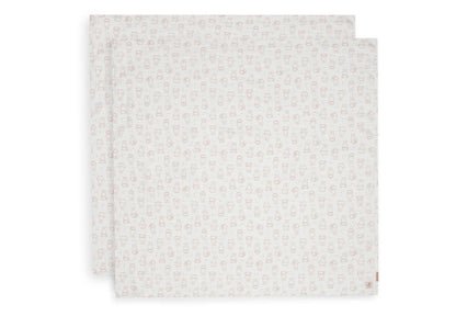 Hydrofiele Doek Large 115x115cm Nijntje Moments - Light Terra - 2 Stuks
