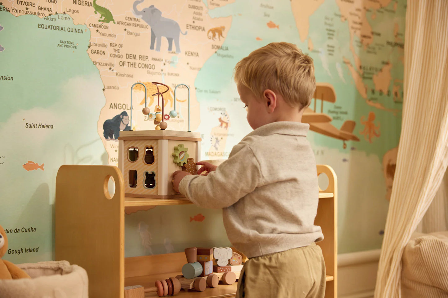 Houten Activiteitenkubus - Jollies
