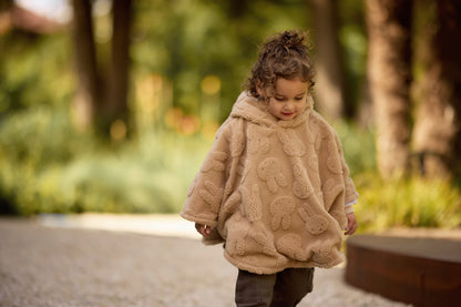 Cosy Poncho - Nijntje Jacquard Teddy