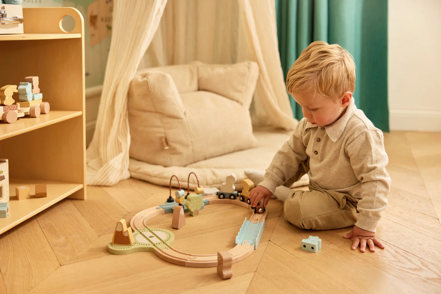 Houten Treinset - Jollies