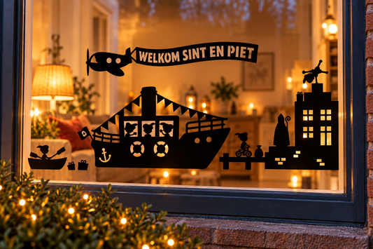 Raamsticker - Boot