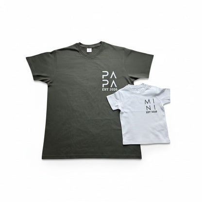 T-shirt Papa/mama + Mini