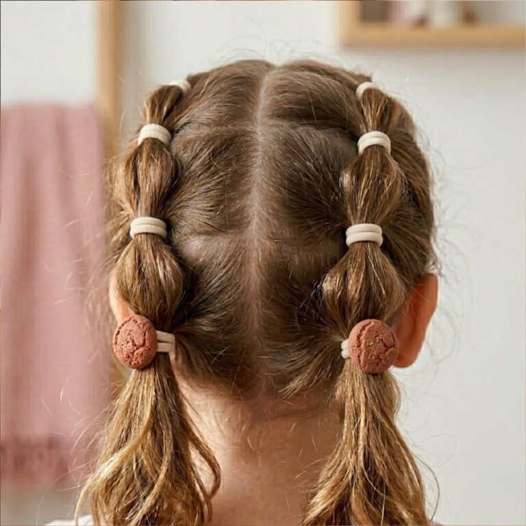 Mini elastiekjes - pepernootjes
