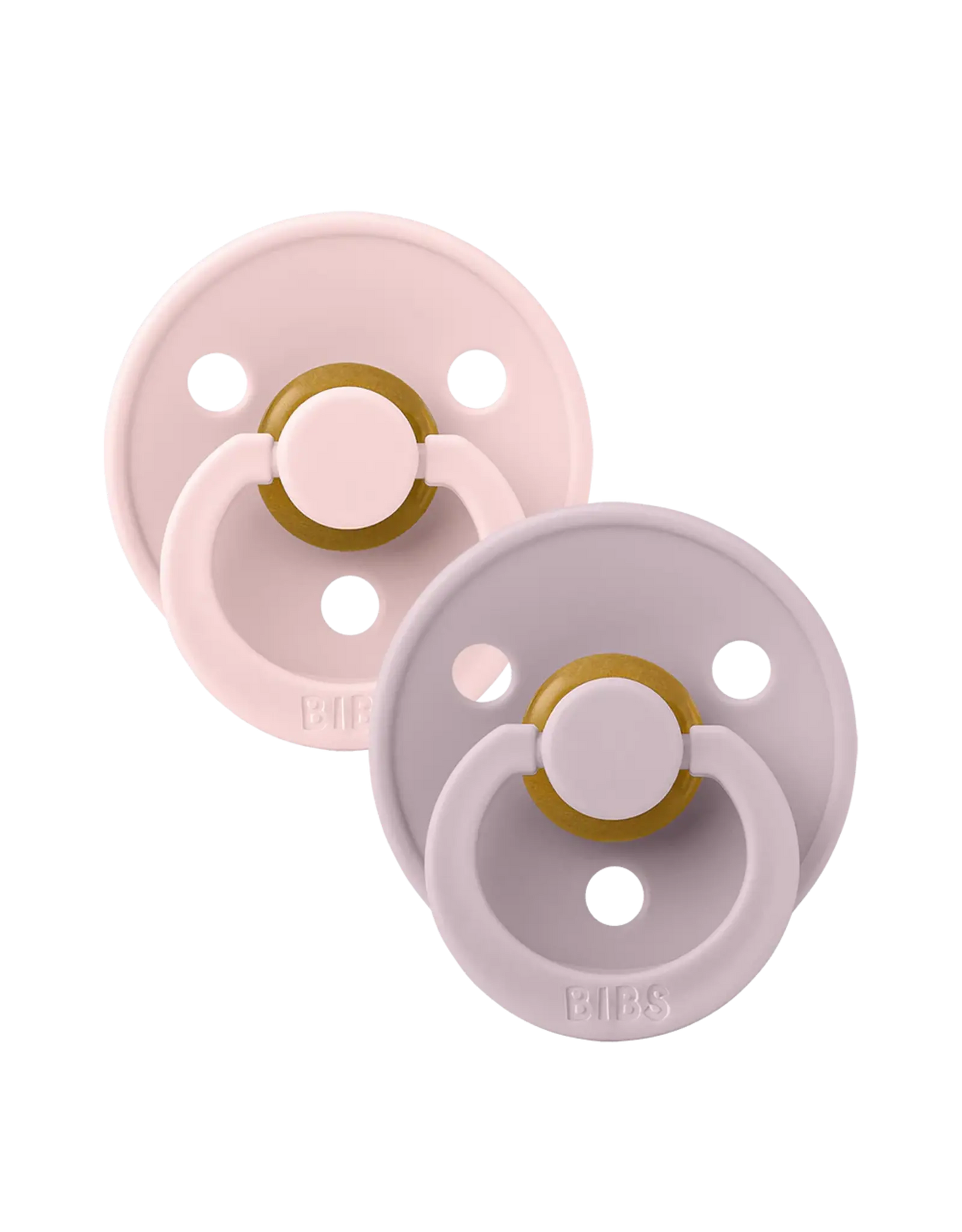 BIBS Colour 2 pack Blossom/Dusky lilac