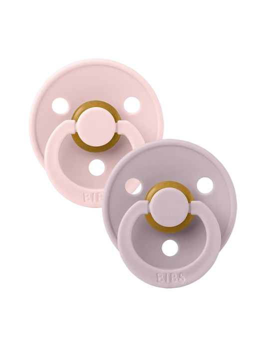 BIBS Colour 2 pack Blossom/Dusky lilac