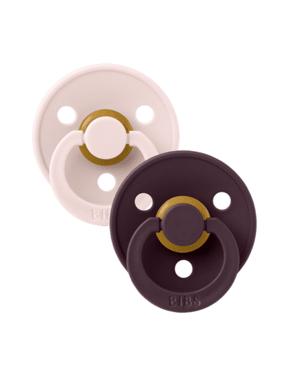 BIBS Colour 2 pack Petal/Plum