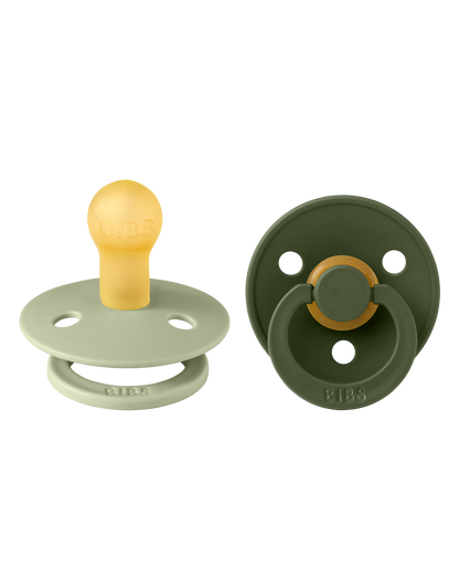 BIBS Colour 2 pack Sage/Hunter green - Rond