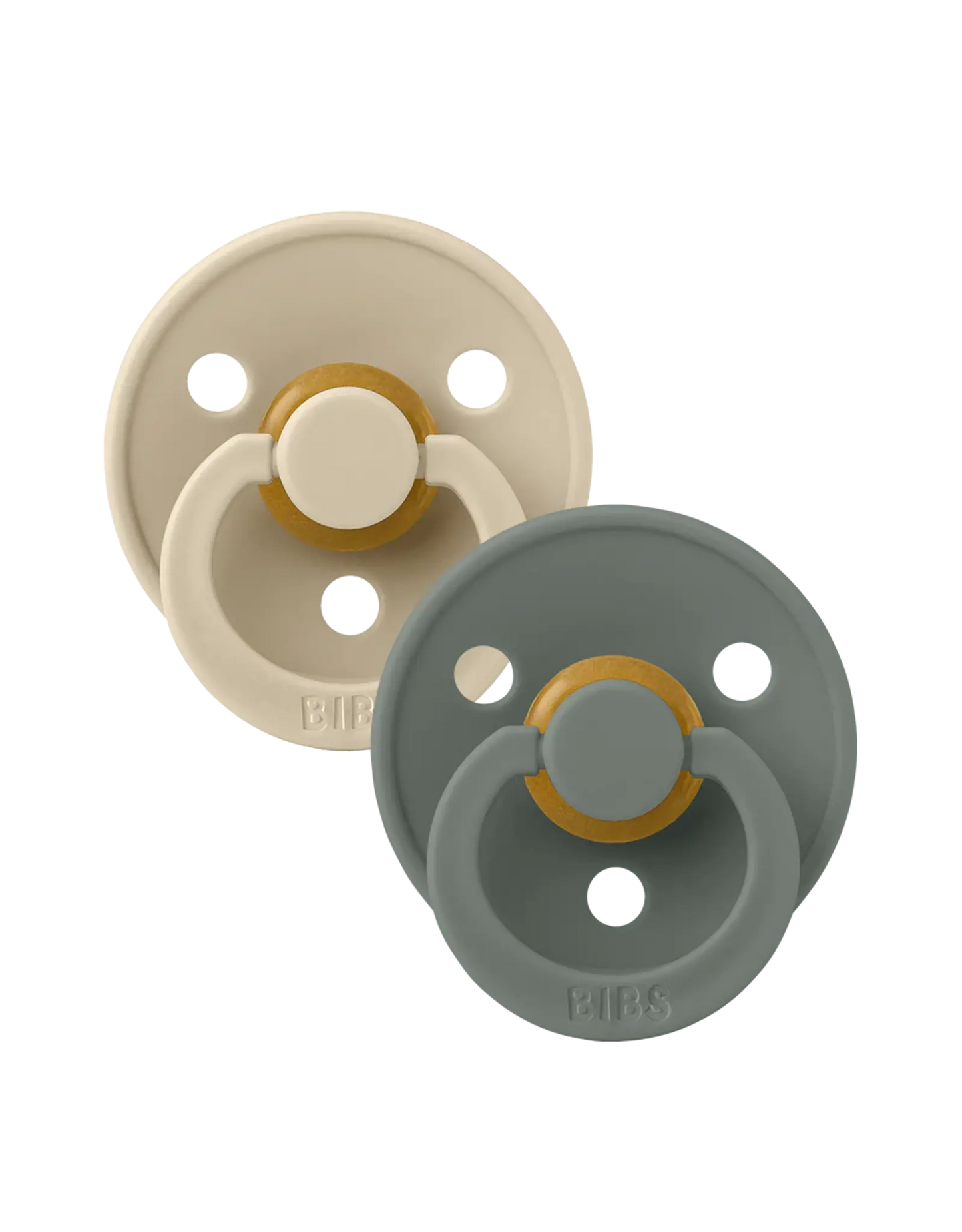 BIBS Colour 2 pack Vanilla/Pine