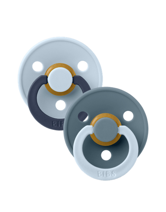 BIBS Studio Fushion 2 pack Baby blue/ Petrol