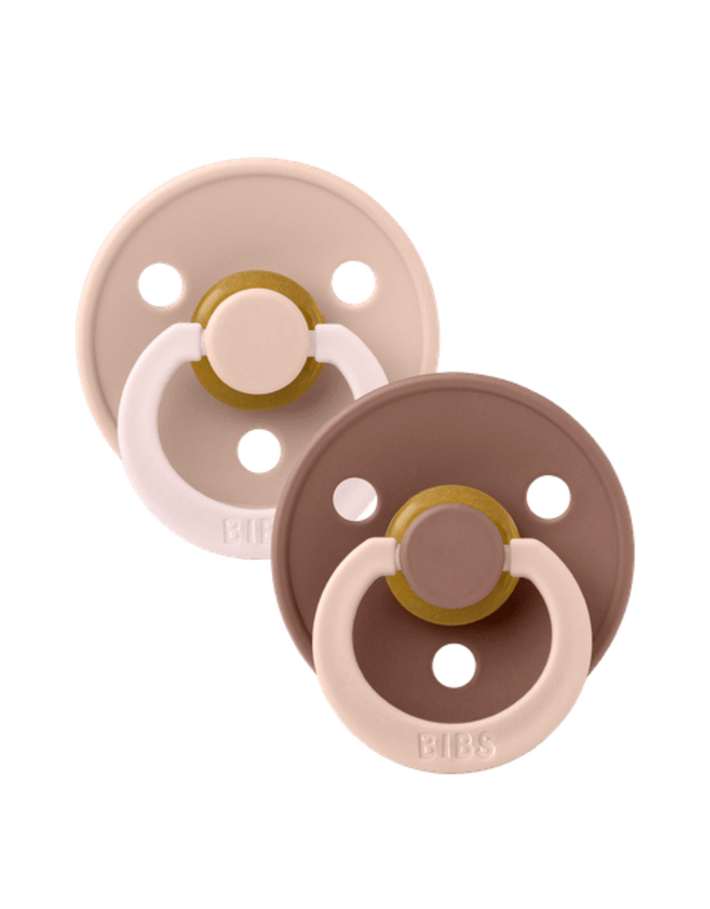 BIBS Studio Fushion 2 pack Blush/Woodchuck