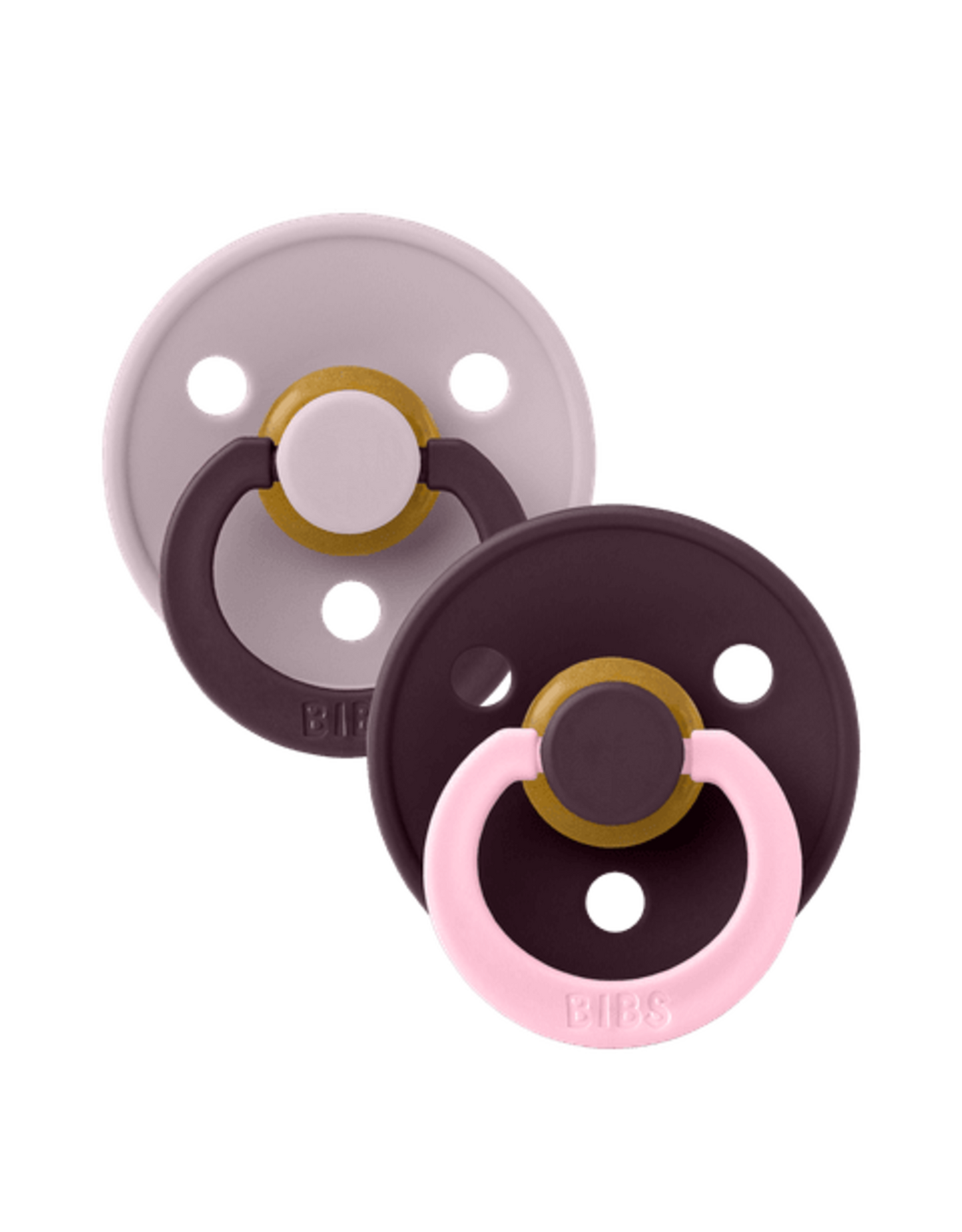 BIBS Studio Fushion 2 pack Dusky lilac/ Plum