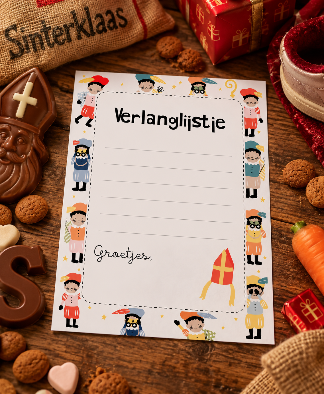Kladblok - verlanglijstje A5