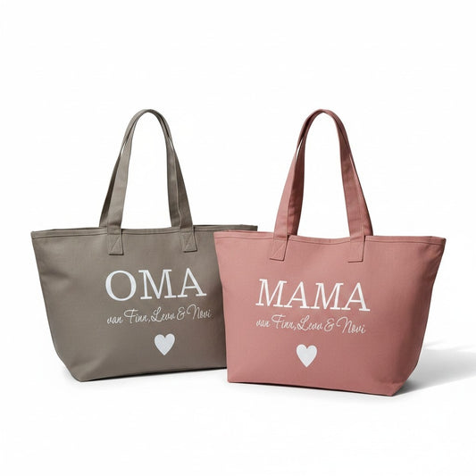 Premium katoenen tas oma van.. of mama van..