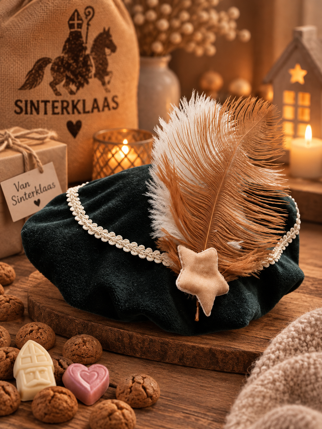Pietenmuts - Donker groen