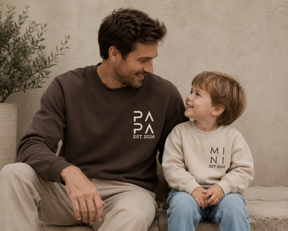 Sweater Papa/mama + Mini