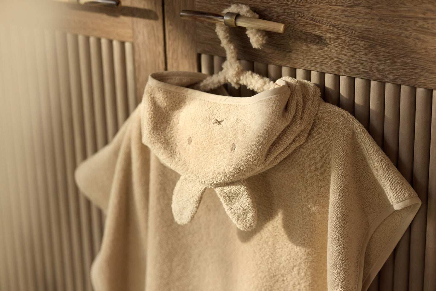 Badponcho nijntje Warm Sand