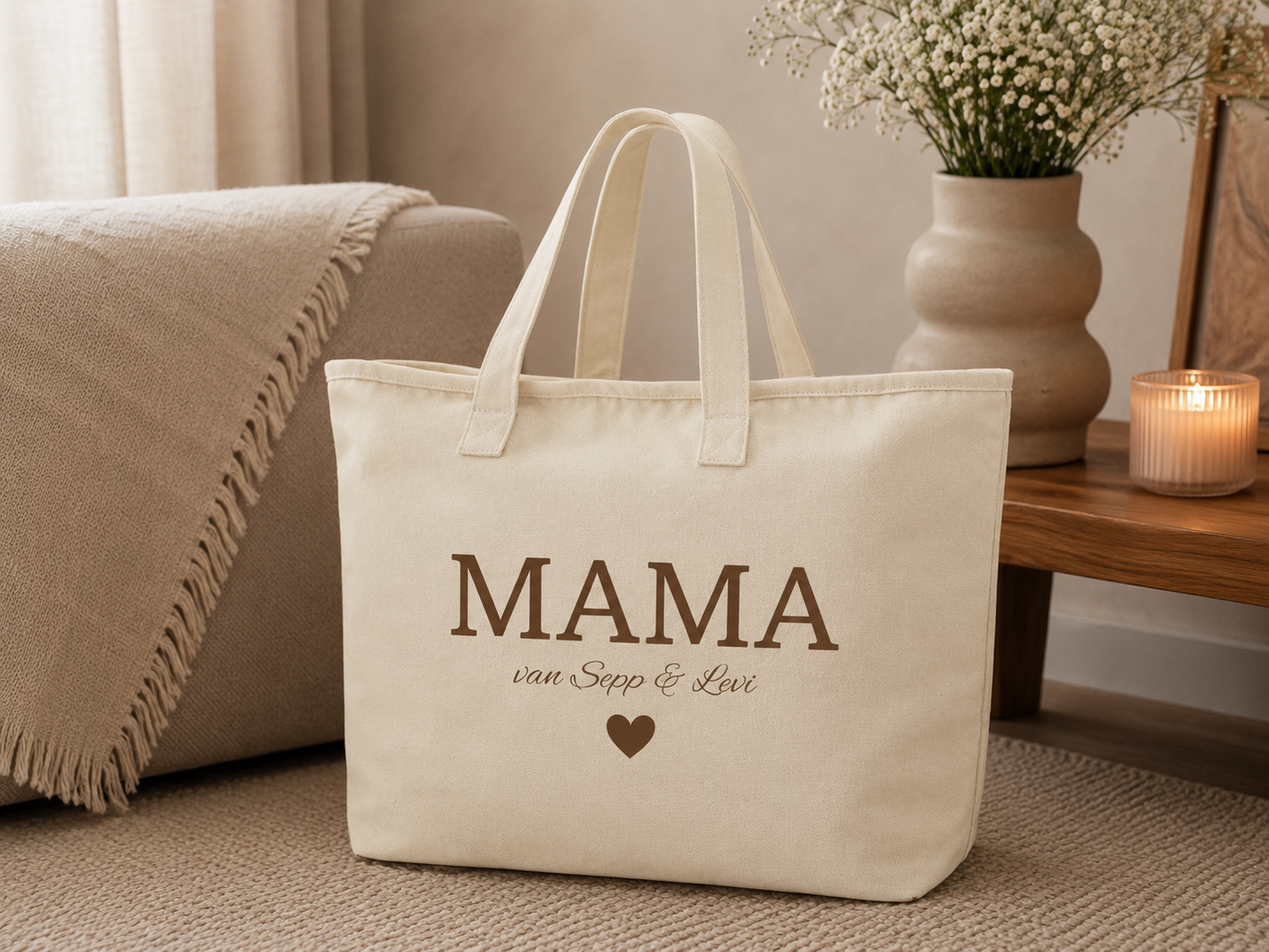 Premium katoenen tas oma van.. of mama van..